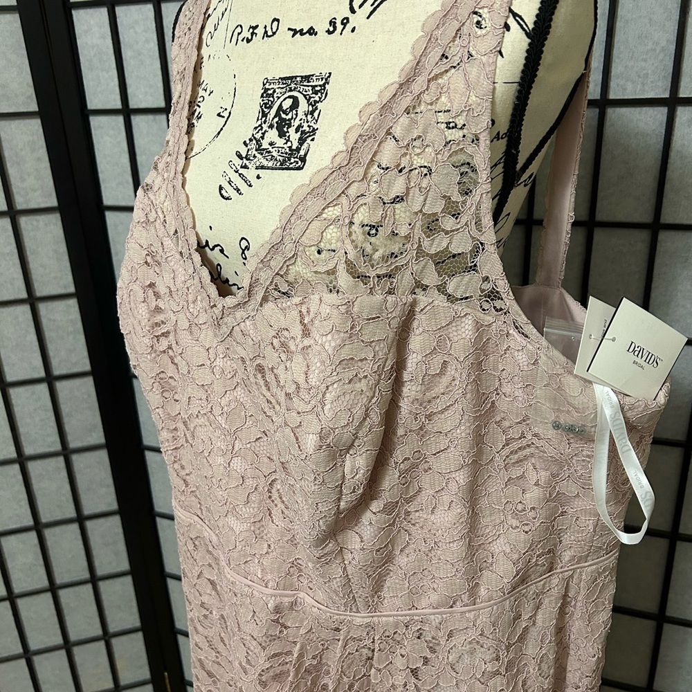 Lt Rose dress from David’s Bridal 
Never worn